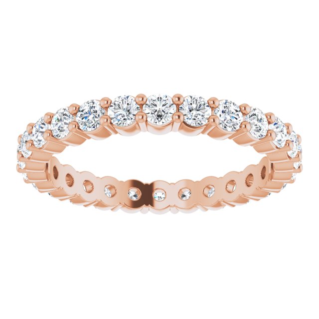 0.81 ct. Round Diamond Pettite Eternity Band-VIRABYANI